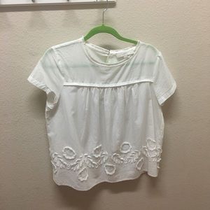 Ann Taylor LOFT White Blouse